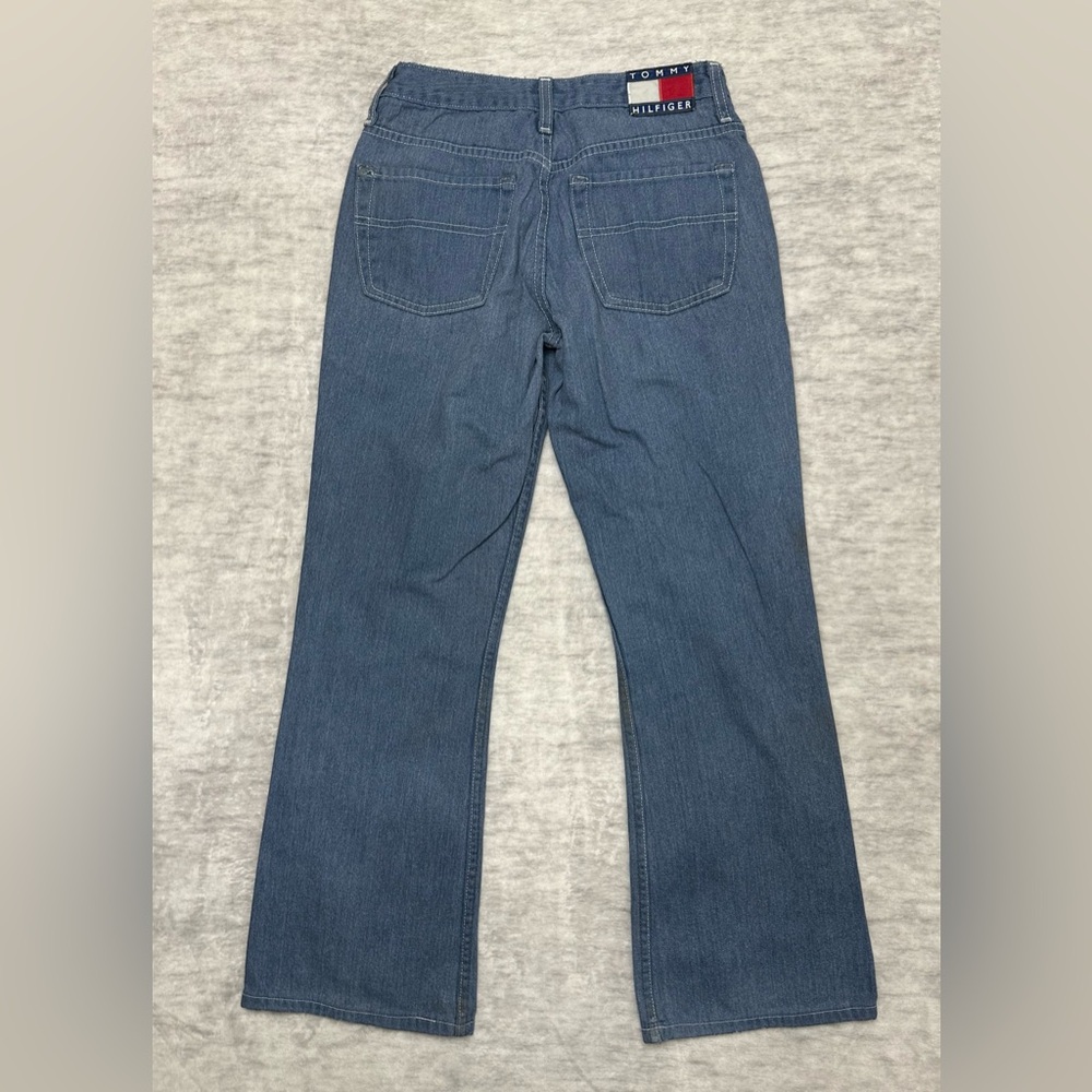 Vintage Tommy Hilfiger Jeans Straight Leg Denim Y2K Flag Logo